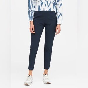 Banana Republic Women’s X Large Hayden Navy Pull-On Ankle Crop Trouser Pants XL